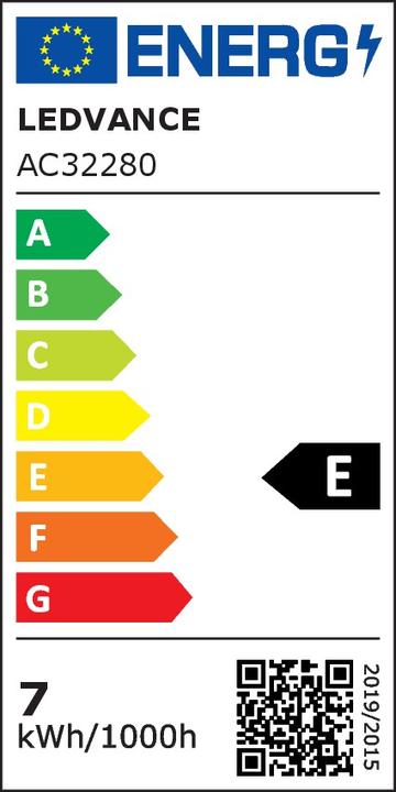 Energy Label Osram Star+ Globe (E27, 7 W, 806 lm, 1 x, E)