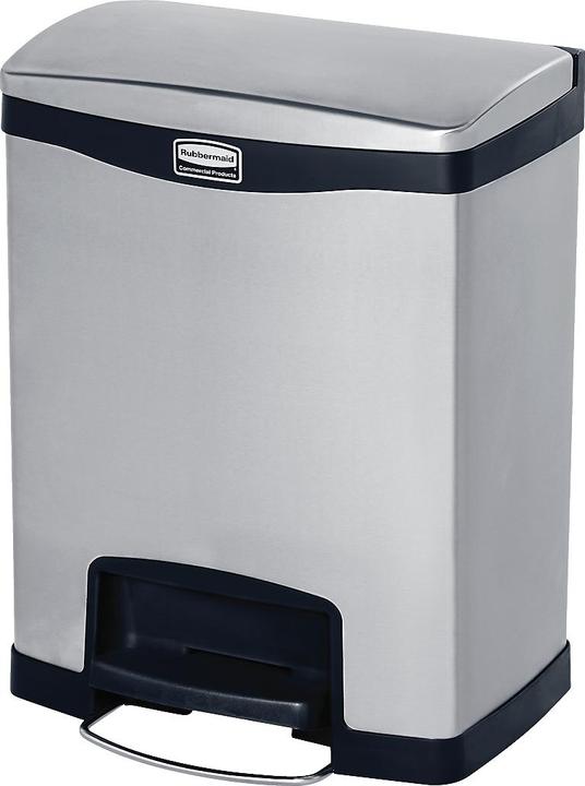 Produktbild Rubbermaid Edelstahl-Tretabfallsammler (30 l)