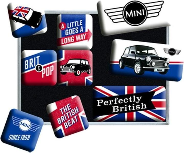 Produktbild Nostalgic-Art Merchandising Magnet-Set Mini 9 Stück, Mehrfarbig (9 x)