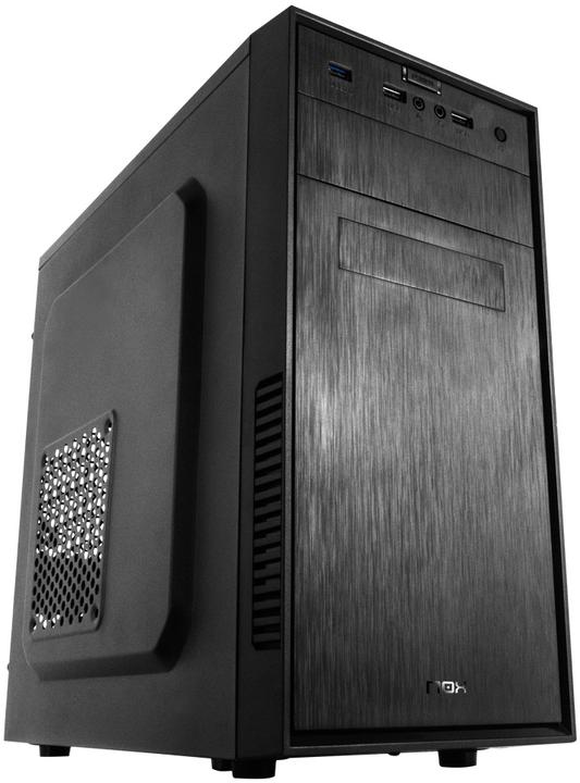 Produktbild Nox NXFORTE Computer-Gehäuse Mini Tower Schwarz (mATX)