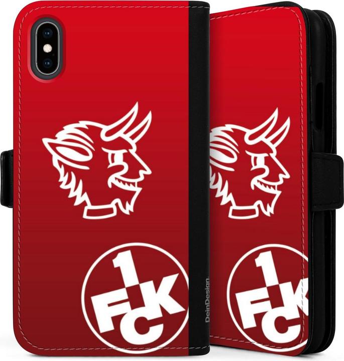 Produktbild DeinDesign Tasche für Apple iPhone X Handy Flip Case Wallet Cover Handytasche Leder Offizielles Lizenzprodukt (Apple iPhone X)