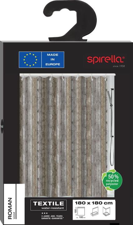 Produktbild spirella Roman (180 x 180 cm)