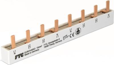 Actual product image FTG Pin E 8 4-pole 10qmm ESS40810A Eurovario busbar