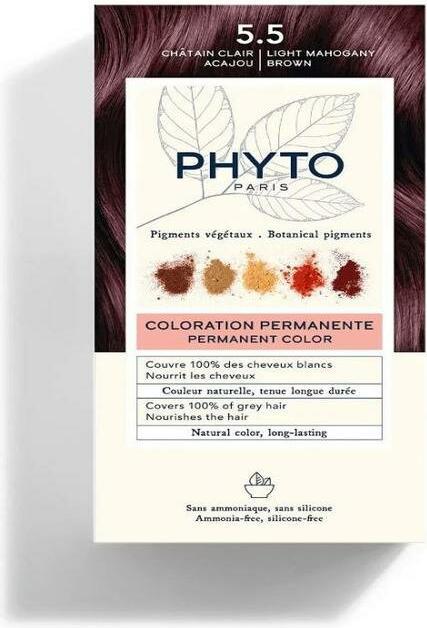 Immagine prodotto Phyto Colorazione permanente castano chiaro 5.5 (5.5, Marrone mogano chiaro)