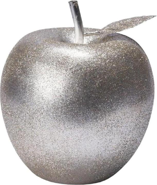 Lene Bjerre Display stand apple 17 cm, silver / gold, motif
