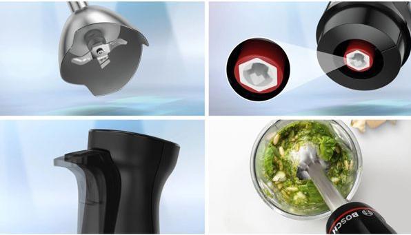 Produktbild Bosch Hausgeräte Serie 4, Stabmixer, ErgoMaster, 1000 W, Schwarz, anthrazit, MSM4B6V2 (EU-Stecker)