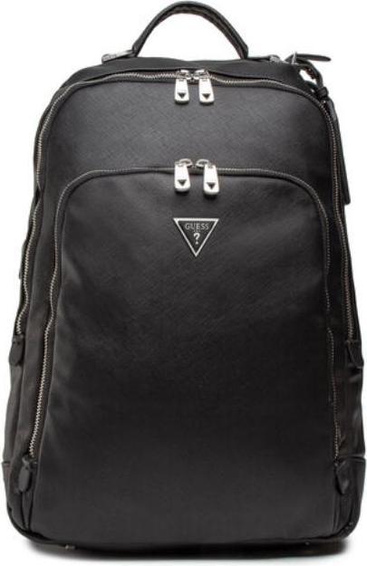Actual product image Guess Certosa, Textile Backpack, Black, HMCERTP2297BLA, For Men