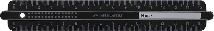 Actual product image Faber-Castell Ruler Dots 15.0 cm, black (150 mm)