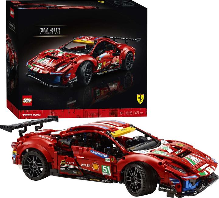 Produktbild LEGO Ferrari 488 GTE (42125, LEGO Technic)