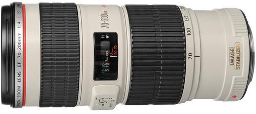 Image du produit Canon EF 70-200mm f/4L IS USM (Canon EF, Plein format)