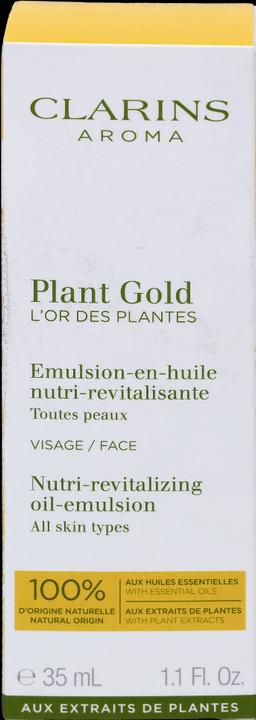 Actual product image Clarins Aroma Plant Gold Nutri-Revitalizing Oil Emulsion (35 ml, Day cream)