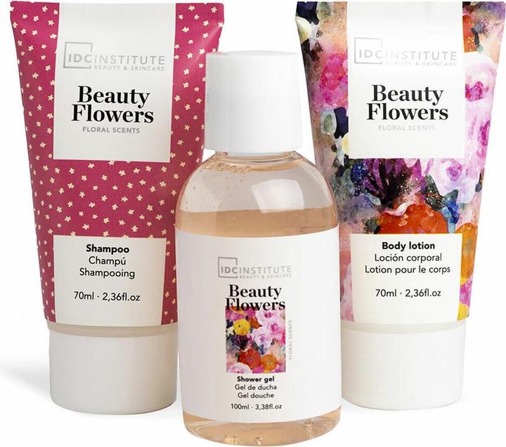 Immagine prodotto IDC Institute Set di borse da viaggio Beauty Flowers 4 pezzi