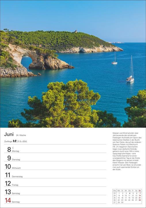 Actual product image Harenberg Italien Wochenplaner 2026 - Eine Reise in 53 Bildern (German)