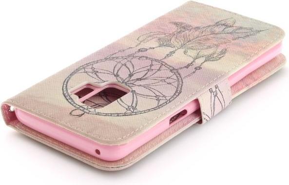 Produktbild Leder Bookcover Hülle mit Muster (Samsung Galaxy S9+)