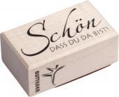 Produktbild Rayher H.- Stempel "Schn, dass Du...", 3x5