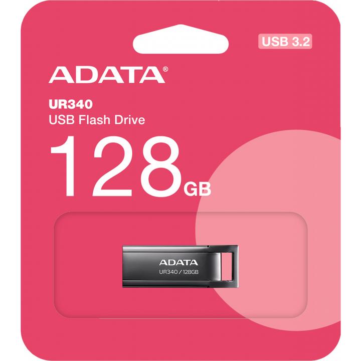 Produktbild Adata UR340 USB flash drive USB Type-A 3.2 Gen 2 (3.1 Gen 2) Black (128 GB, USB-A)