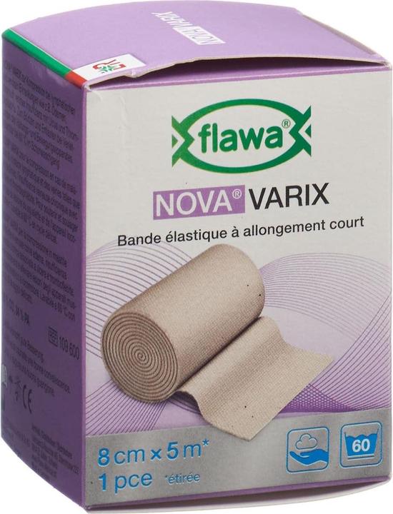 Produktbild Flawa Nova Varix Kurzzugbinde hautfarbig 8 cm x 5 m