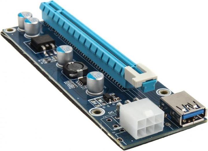 Produktbild Kolink PCI-Express x1 auf x16 Riser Mining/Rendering-Kit Pro - 1m