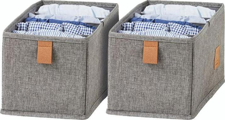 Produktbild Love it Store it Premium Kleiderschrank Organizer 2er Set mit 6 Fächern (15 x 30 x 15 cm, 6.75 l)