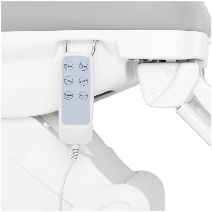 Produktbild Physa Fusspflegestuhl Fusspflegeliege Kosmetikstuhl Pedikürestuhl 150 kg Grau / Weiss