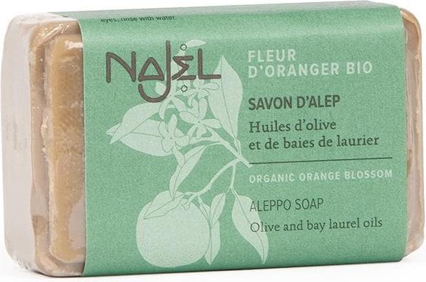 Najel Aleppo Seife mit Orangenblüten BIO (Hartseife)