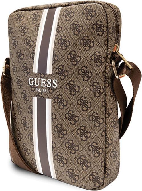 Actual product image Guess PU 4G Printed Stripes Wallet Universal 10 inch - brown (Universal)
