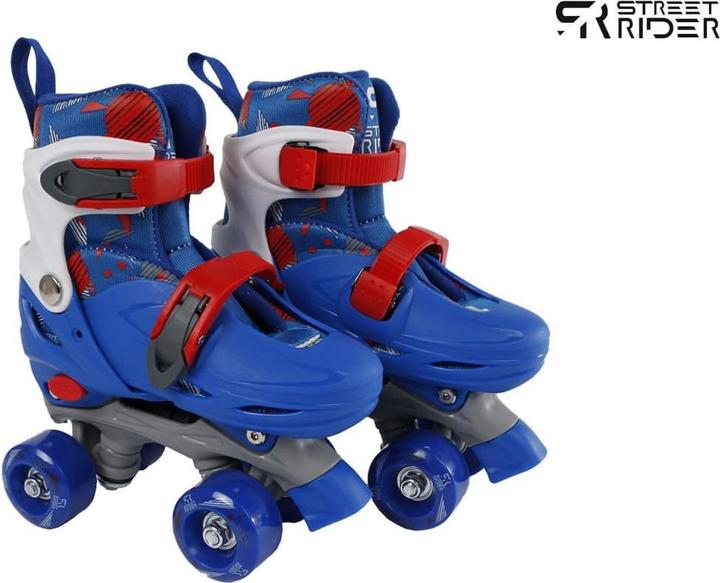 Street Rider Rollschuhe Blau verstellbar, Grösse 31-35 (32)
