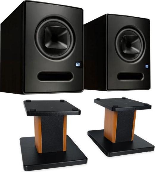 Produktbild PreSonus Sceptre S8 1 Paar Studio-Monitorbox mit Boxenständer Rosewood (Aktiv, Paar)