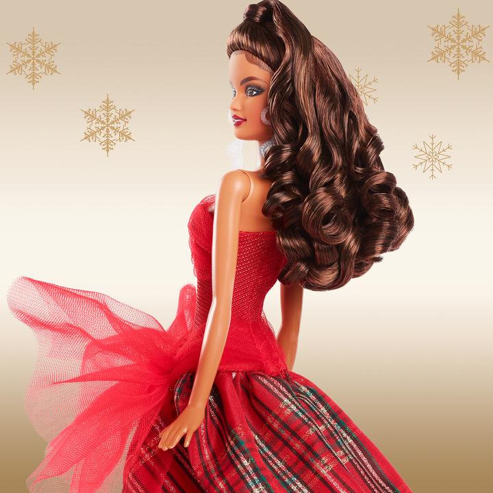 Image du produit Mattel Ppe Chatain Joyeux Noel Barbie
