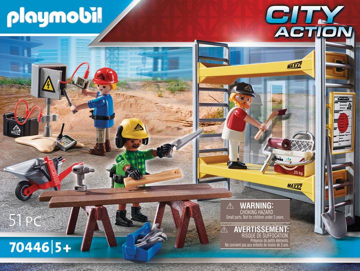 Actual product image Playmobil 70446 Scaffolding with workers (70446, Playmobil City Action)