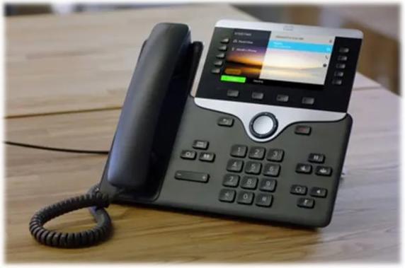 Actual product image Cisco IP Phone 8811 IP Phone Black