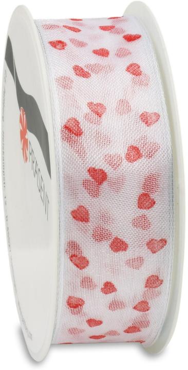 Produktbild Pattberg Geschenkband Organzaband Herzen (Organzabeutel, 1 x)