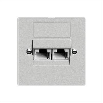 Produktbild Feller RJ45-Dose ITplus silver
