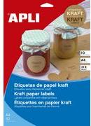 Produktbild Agipa Naturbraune Etiketten, 210 x 297 mm