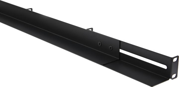 Actual product image Deltaco Adjustable L-profile for racks, 609 mm, 80-100 deep