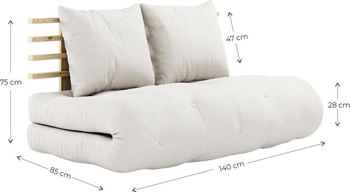 Produktbild Karup Design Shin Sano (2-Sitzer, Bettsofa)