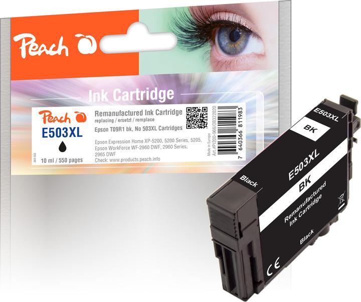 Produktbild Peach Patrone Epson T09R1, No 503XL black remanufactured