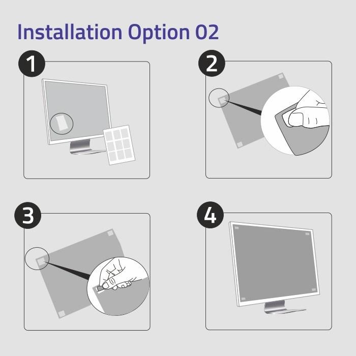 Produktbild Qoltec Privacy filters SHOW | 27" | 16:9 (27", 16 : 9)