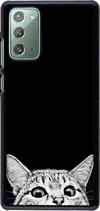 Actual product image PhoneLook Cover Cat Looking Up Black (Samsung Galaxy Note 20)