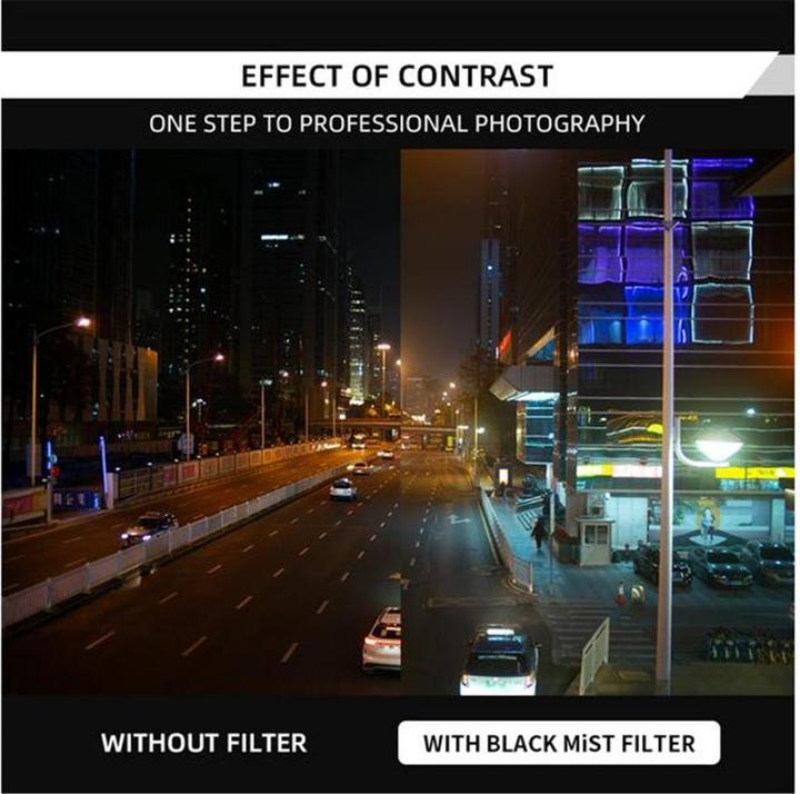Produktbild 7artisans Objektivfilter 1/2 Black Mist – 46 mm (46 mm, Black Mist Filter, 46 mm)