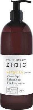 Actual product image Ziaja Baltic Home Spa Vitality Shower Gel and Shampoo 3 in 1 (3 ml)