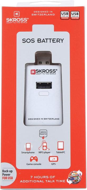 Produktbild Skross SOS Battery USB (1200 mAh, 4.44 Wh)