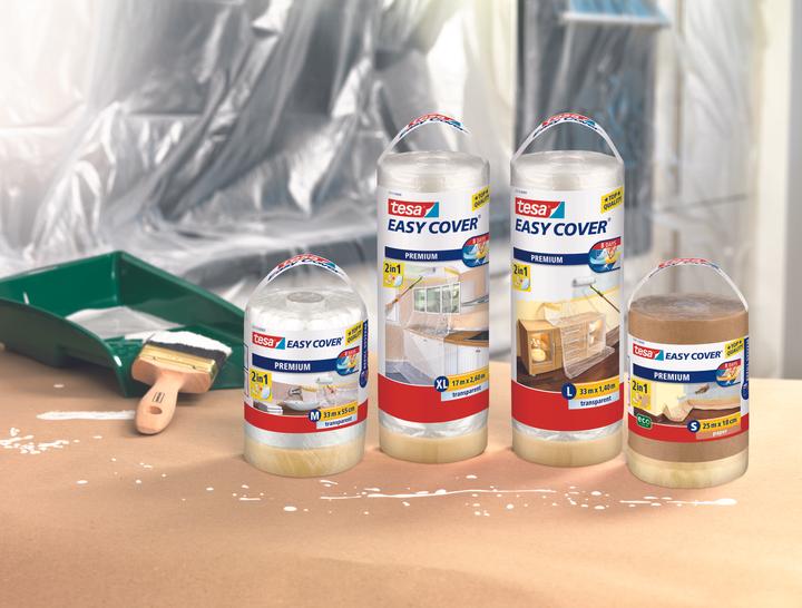 Actual product image tesa EASY COVER Premium masking film for painting work incl. dispenser (550 mm)