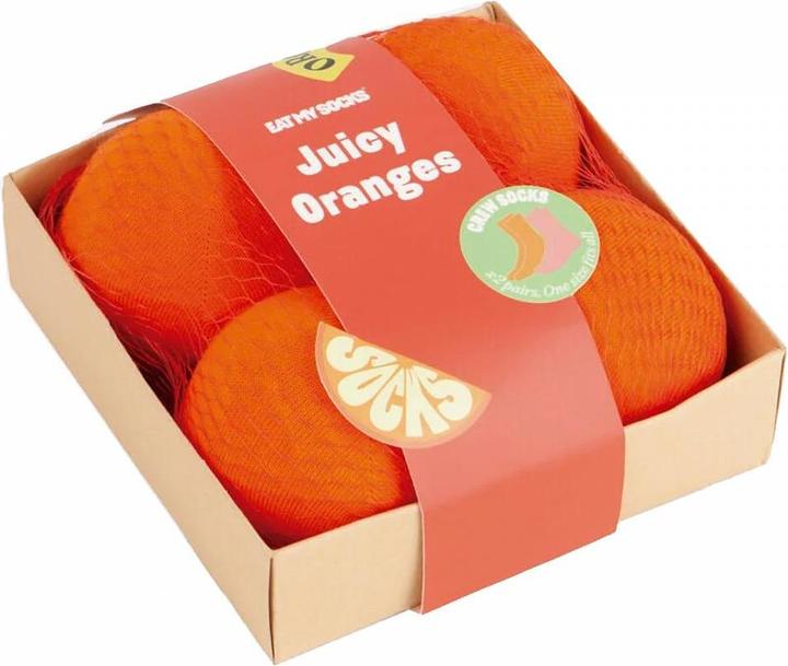 Eat My Socks Juicy Oranges, 2 Paar Socken (One Size)