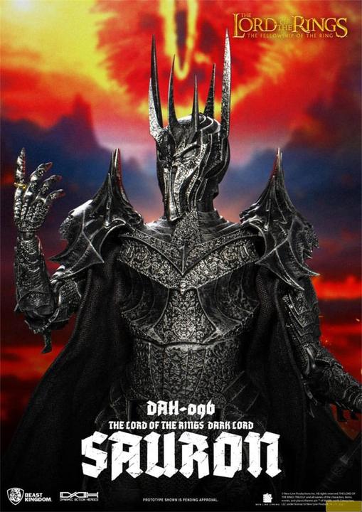 Actual product image Beast Kingdom Lord of the Rings Dynamic 8ction Heroes Action Figure 1/9 Sauron 29 cm
