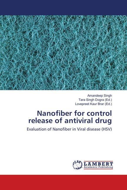 Actual product image Nanofiber for control release of antiviral drug (Amandeep Singh, 2018)