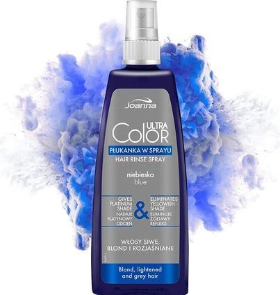Joanna Ultra Color System Hair Rinse Sprayue For Greyonde & Lightened Hair Spray Rinse Into (150 ml)