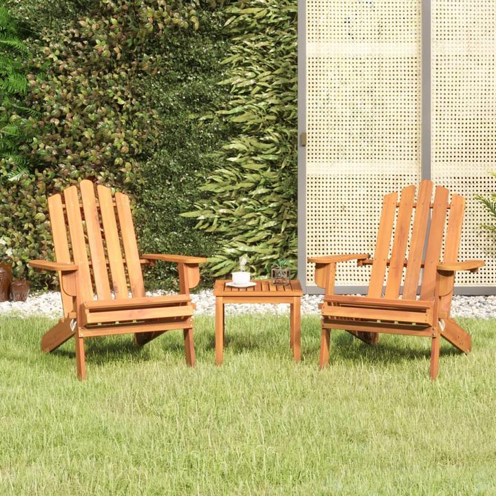 Produktbild VidaXL 3-tlg. Garten-Lounge-Set Adirondack Massivholz Akazie