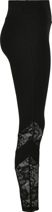 Immagine prodotto Urban Classics Leggings donna a vita alta con inserto in pizzo (5XL)