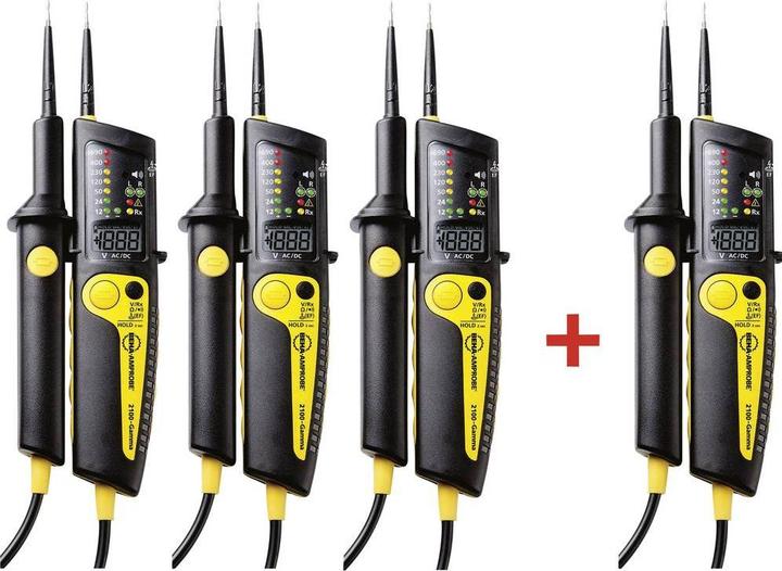 Immagine prodotto Beha Amprobe Amprobe 2100-GAMMA BUNDLE Tester di tensione bipolare CAT III 1000 V, CAT IV 600 V Acustico, LCD (CAT IV 600V, CAT III 1000V)
